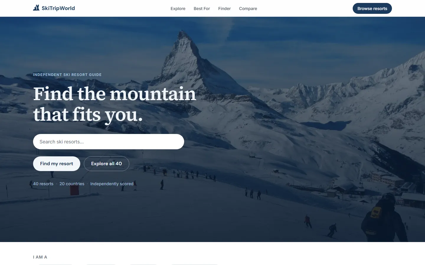 SkiTripWorld — An independent global ski resort guide.
